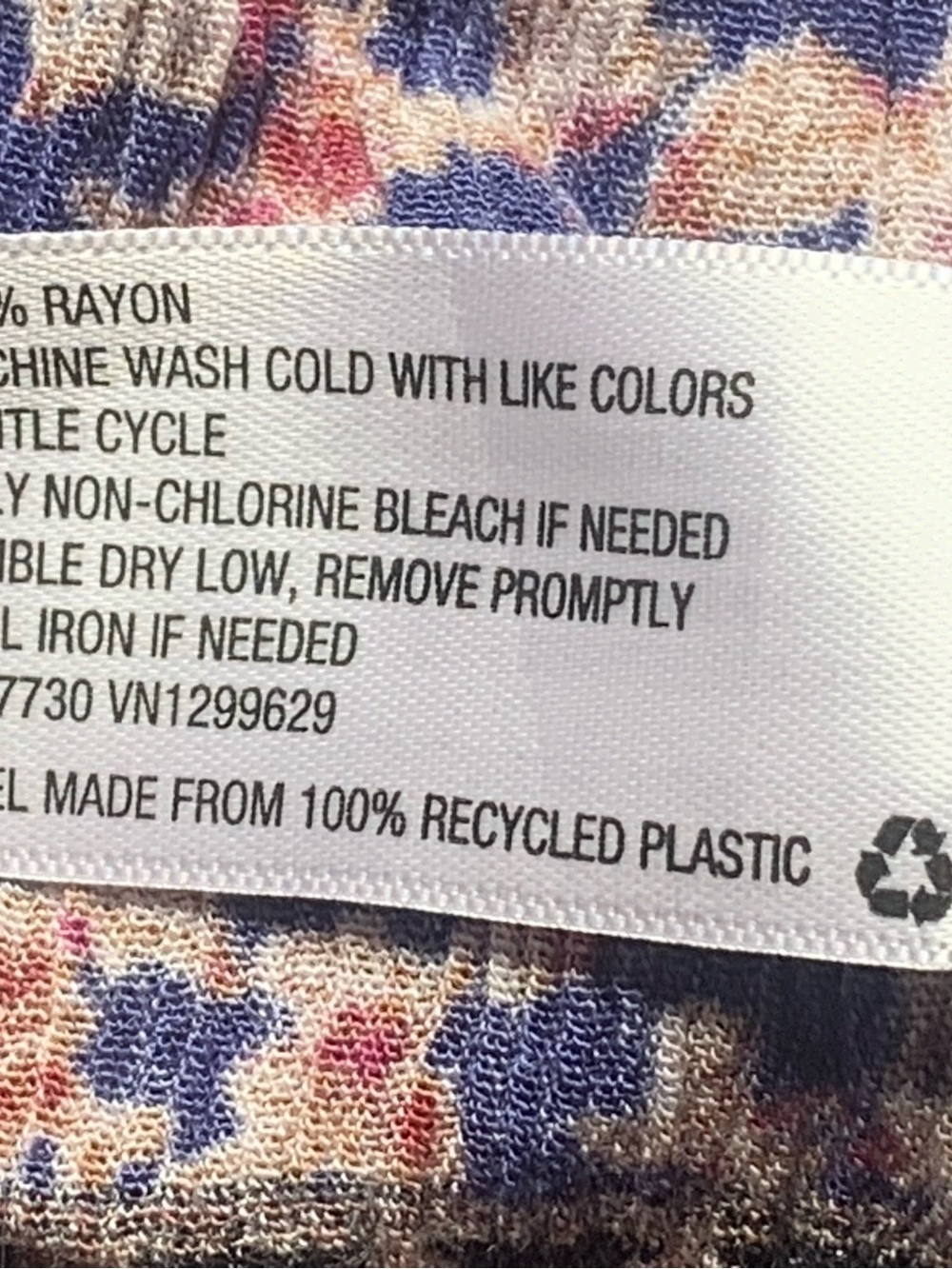 Knox Rose Purple Floral Long-Sleeve Henley Top - Picture 6 of 7